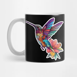 Floral Humming Bird Mug